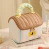 Large Capacity Cute Makeup Bag with Zipper Closure Portable Cosmetic Organizer Bag with Handle for Outdoor Travel School Use