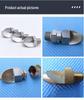 Stainless Steel High-Impact Narrow Angle Spray Nozzle for Oil Stains and Stone Cleaning