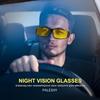 4 Pairs of Polarized Night Vision Goggles Anti Glare Night Driving Goggles for Men and Women High-definition Lenses