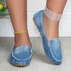 Stylish Womens Cloud Pattern Flat Shoes - Ultra-Lightweight Slip-On Design - Perfect for Casual Walking, Daily Errands, and Outdoor Activities