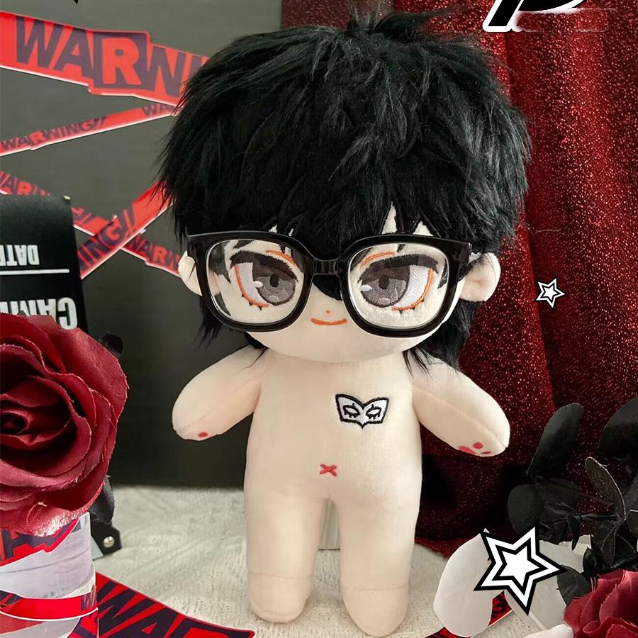 Amamiya Ren Plush Doll 20Cm Cartoon Change Clothes Diy Soft Stuffed Pillow P5 Joker Dolls Plush Toys Holiday Gifts Children