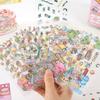 PET 3D Landscape Sticker Decompression Miniature Scene Collage DIY Cabin Scene Sticker  Children