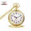 Luxury Double-Sided Polished Classic Retro Pocket Watch – Men’s & Women’s Quartz Pendant Antique Gift Watch