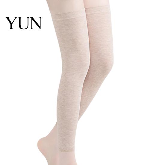 Air Conditioned Room Knee Warmers Soft for Cold Protection, Breathable Cotton Leg Sleeves, Anti Winter Support Slip Warmers, Elastic Thermal