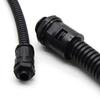 Bellows Straight Connector AD21.2 PG16 Nylon Corrugated Pipe Waterproof Joint Cable Gland Plastic Joint AD54.5