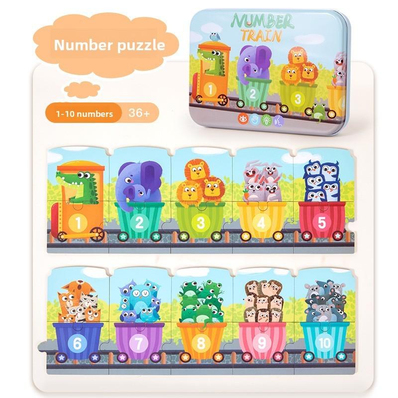 

Wooden Number And Letter Matching Puzzle For Kids Educational Tabletop Toy Numbers