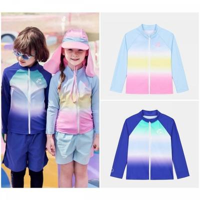 Coloring Rash Guard Zip Up Top Kkd3001