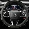 38CM Carbon Fiber Car Steering Wheel Cover Breathable Anti Slip For Honda Mugen Power Civic Accords CRV Hrv Jazz CBR VTEC VFR