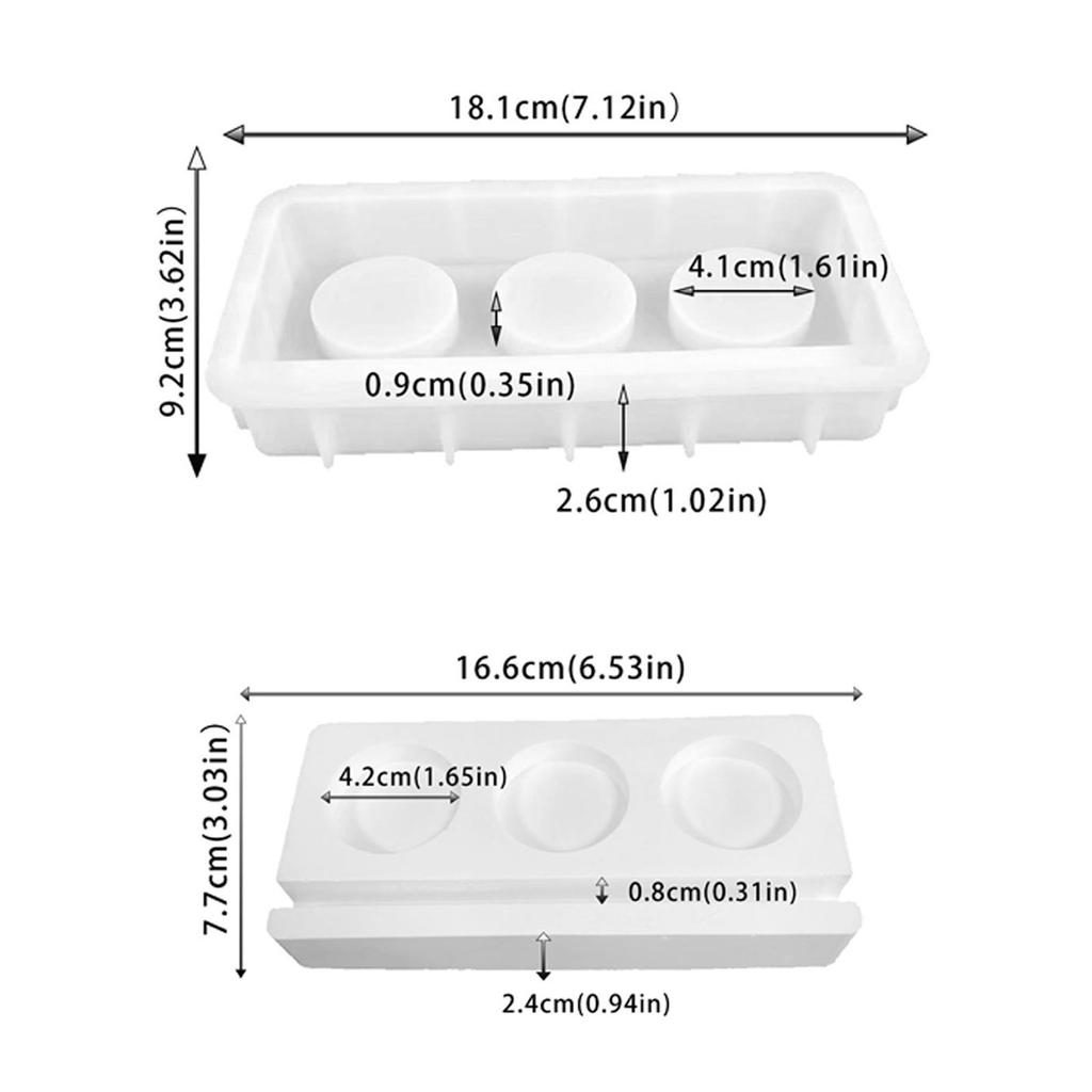 Graduation Season Candle Holder Silicone Mold Plaster Crafts Candlestick Making Mould Home Decors Gift for Graduate