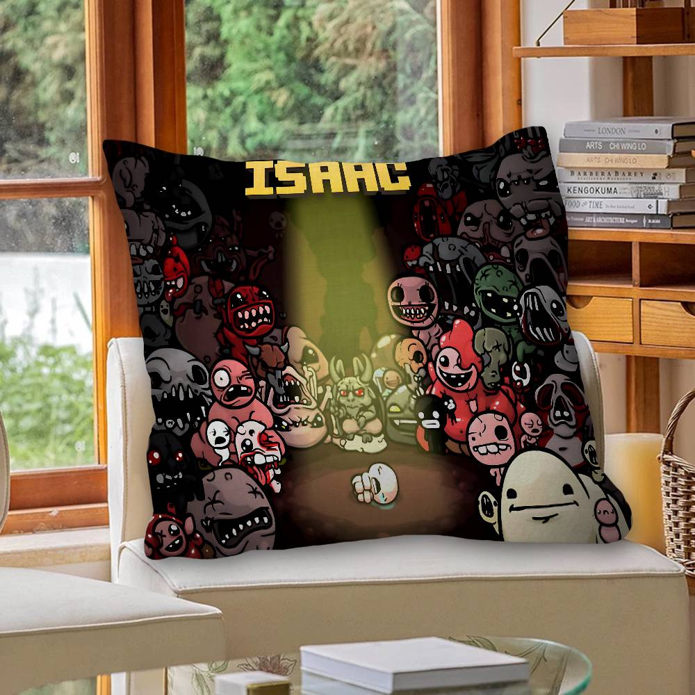 Game The Binding Of Isaac Cushion Cover Car Throw Pillow Case For Sofa Car Christmas Gift 40x40cm 45x45cm