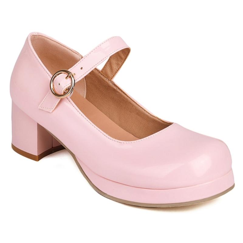 

Женские туфли Мэри Джейн на низком каблуке, модные туфли с ремешком, черные, белые, розовые, туфли для вечеринки и свадьбы, женские новинки весна 2025 36