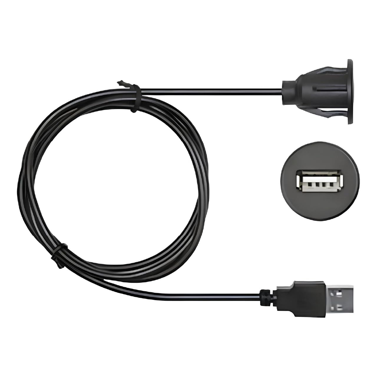 

Удлинитель USB Встраиваемый USB8 Кабель Beat-Sonic, Тип, чёрный