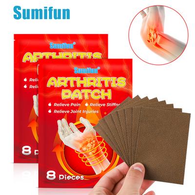 Sumifun 8 Pcs/bag Pepper Tendon Sheath Patch Wrist and Ankle Heating Patch Finger Bulge Tendon Joint Patch