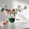 4 Pieces Foam Half Balls Hemispherical Plant Foams Accessories Blocks Green for Garden Birthday