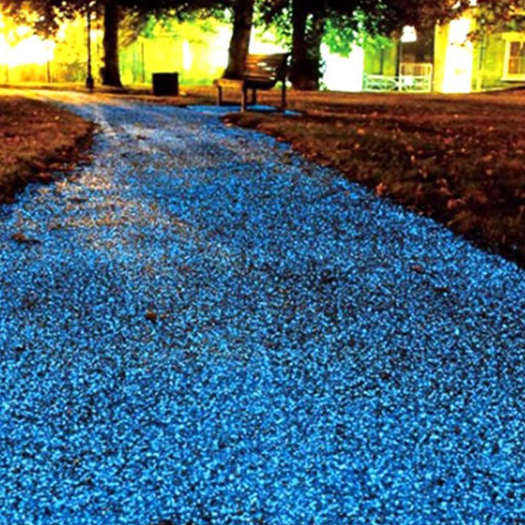 300pcs/bag Outdoor Yard Luminous Stones Garden Pebbles Glow In Dark Fish Tank Aquarium Decoration Natural Crystals Rocks