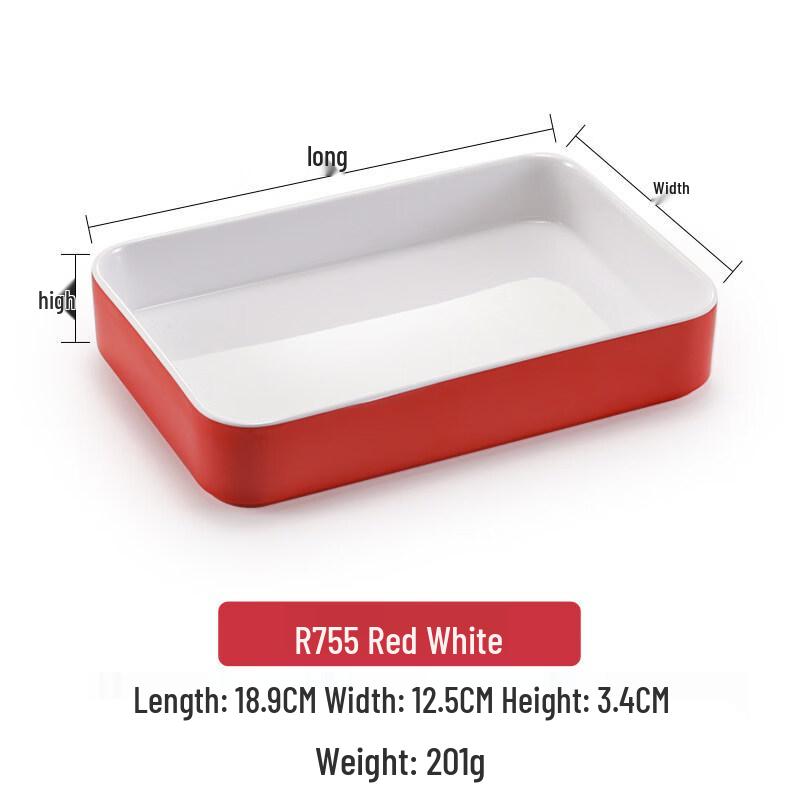 Handun Melamine Rectangular Hotpot Side Dish Plates