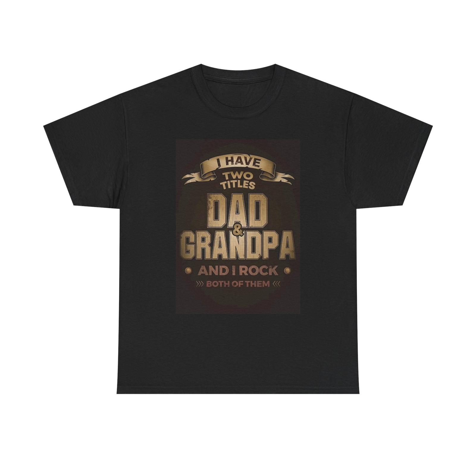 

Dad And Grampa Graphic T Shirt Mens Womens Tees Top Retro Dad Jokes Unisex Heavy Cotton Tee L