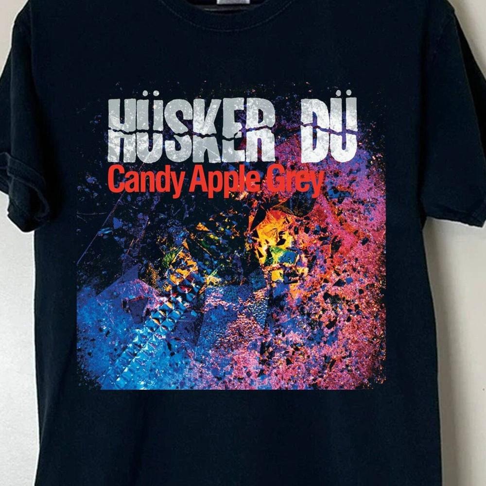 Husker Du Candy Apple Grey 80s T shirt Husker Du The Living End Hardcore punk Unisex T-Shirt XXXXL