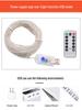 Waterproof LED Copper Wire String Lights with Remote Control - USB & Battery Operated for Christmas, Weddings, and Outdoor Camping Decorations