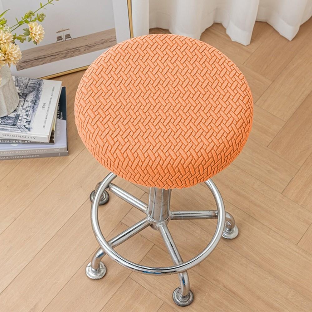 Stretchable Bar Round Stool Cover Thickened Stool Cushion Cover Soft Seat Chair Slipcover