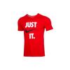 T Shirts Men's Red Crew Neck Moderate Straight Fit AQ5195-650