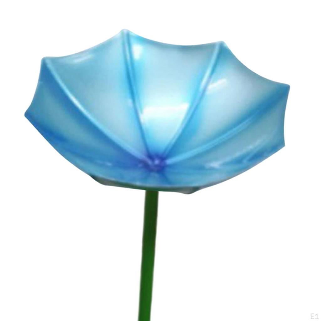 Bee Feeder Stake with Bird Bath Iron Garden Ornament for Backyard Use