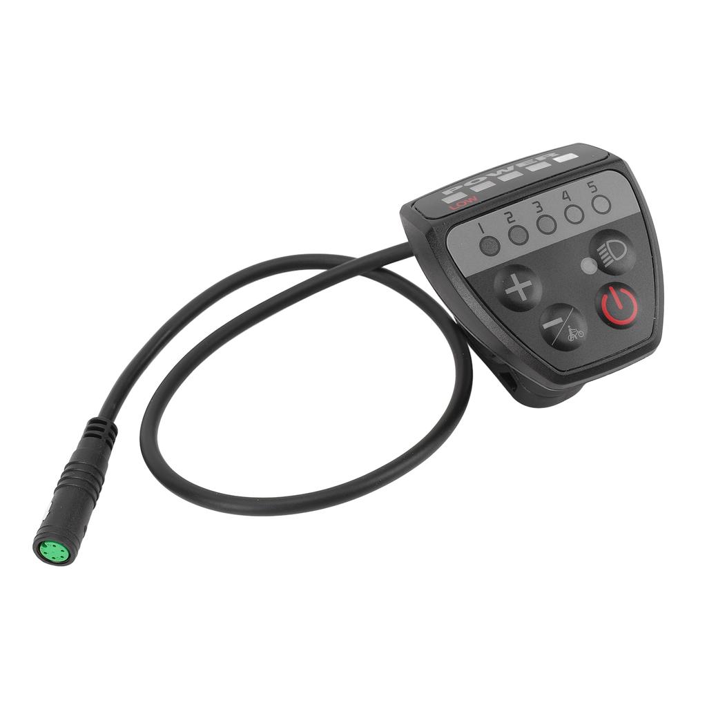 Electric Bike LED Display Speed Controller Smart Lightweight 24v 36v 48v Water Resistant 5pin Speed Controller LED