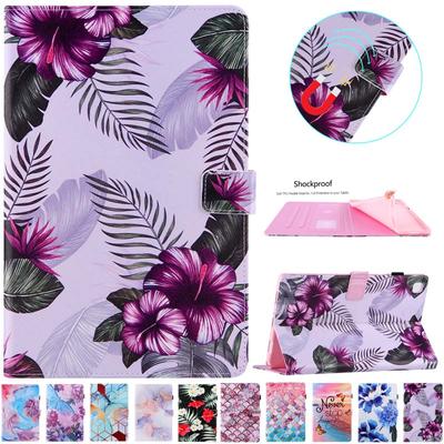 Tablet Case For IPad 9 7 2018 2017 5th 6th Generation Air 2 5 6 Case A1822 A1475 Cute Marble Flower Painted Soft Silicone For IPad 9.7 Case