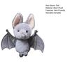 Grauwige Vleermuis Pluche Speelgoed, Ondersteboven Hangend Knuffeldier, Creatieve Halloween Decoratie voor Autospiegel, Verzamelbaar Cadeau voor Kinderen
