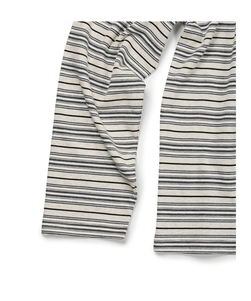 ETCE (Base) Stripe Pocket Long Sleeve (Oatmeal)