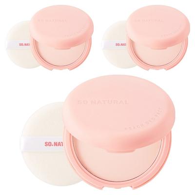 So Natural Peach Peach Deo Pact Powder Type Deo 10g 3 Pcs