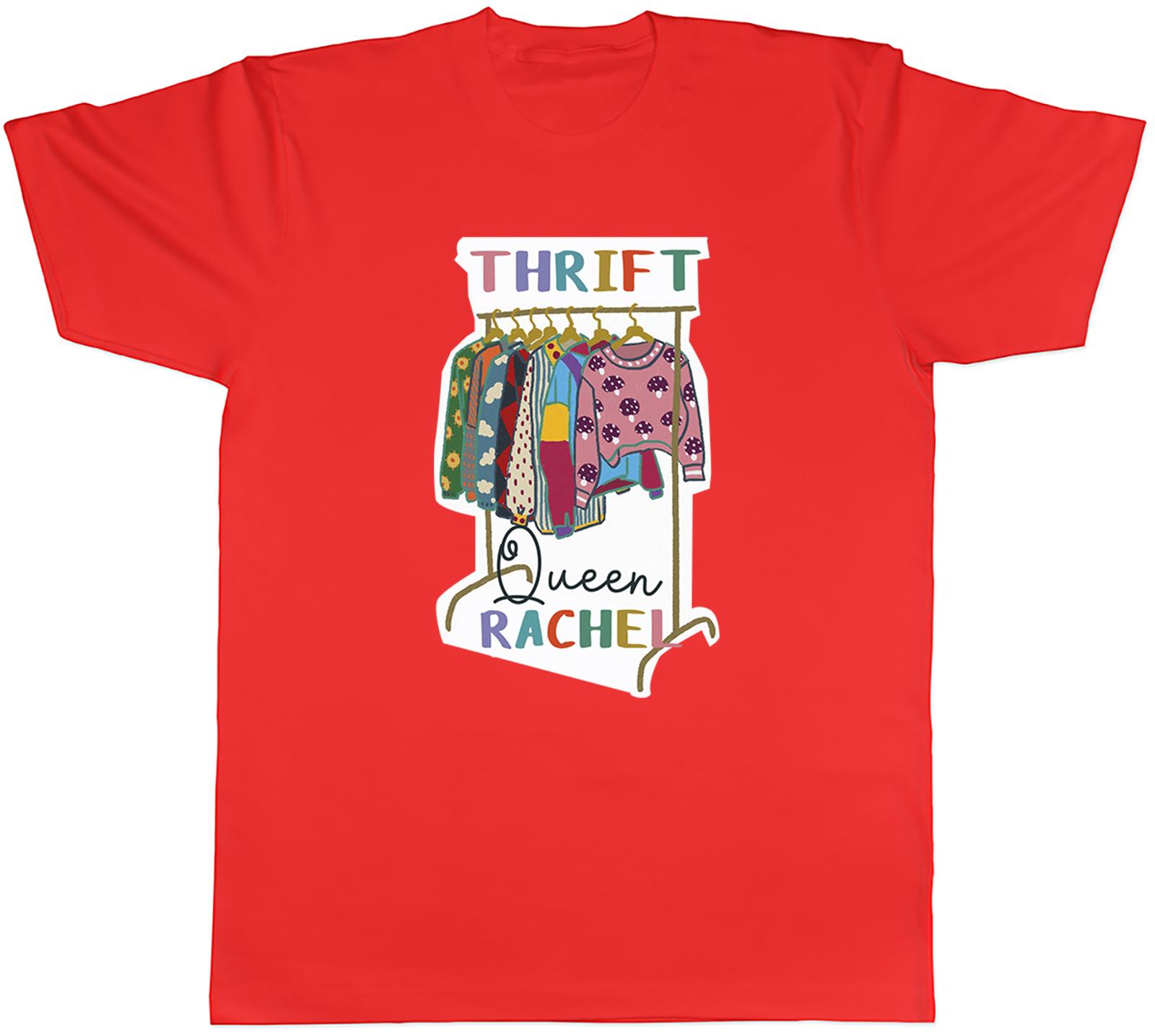 Personalised Thrift Queen Bargain Discount Mens TShirt Tee Gift Top S