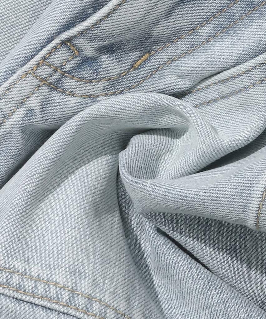 Covernat Woman Mini Denim Skirt Light Blue