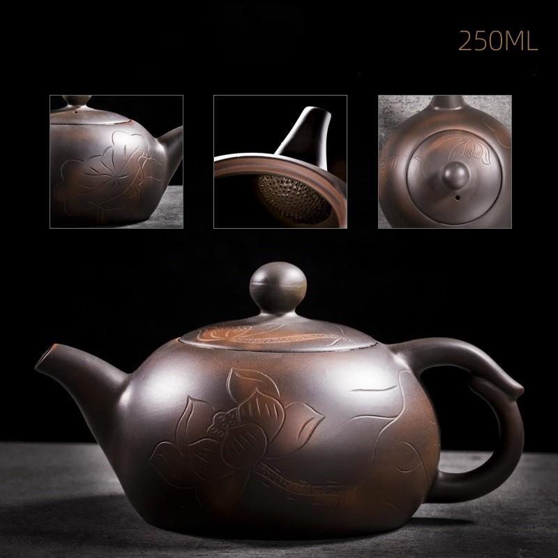 Jianshui Purple Pottery Pot Ceramic Kung Fu Teapot Tea Kettle Handmade Teapot Tea Maker Tea Set Small Teapot  Teawater Sets