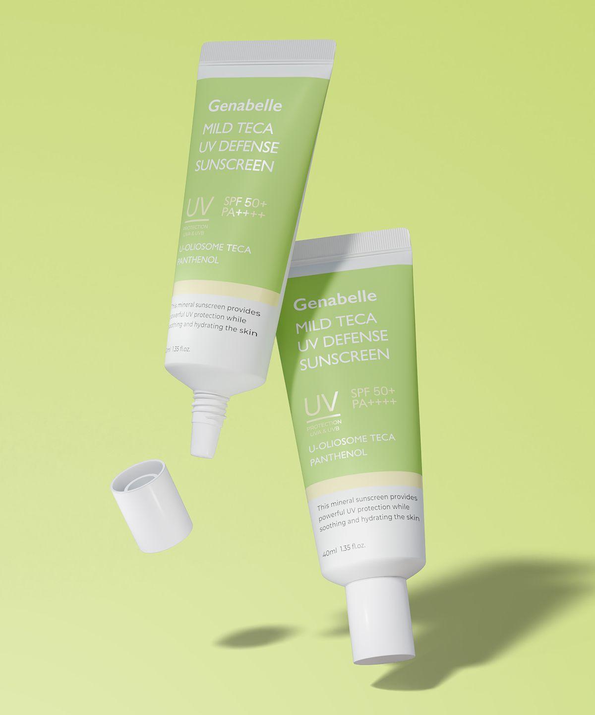 Genabelle Mild Teca UV Defense Sun Cream SPF + PA + + + + 40ml