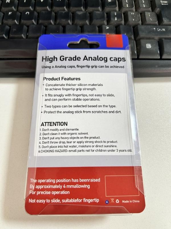 Silicone Joystick Covers Not Slip Thumb Caps Silicone Controller Thumb Grips Silicone Thumbstick Covers set for Switch2