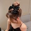 Red Velvet Big Bow Hair Clip with Hairpin, Gentle Girl, Princess, Head, Back of Head, Top Clip, Bangs Clip