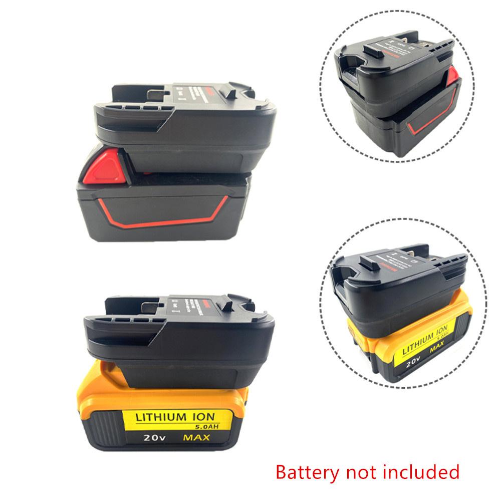 Battery Adapter For Milwaukee/Dewalt 18V Li-ion Battery Convert To For RIDGID