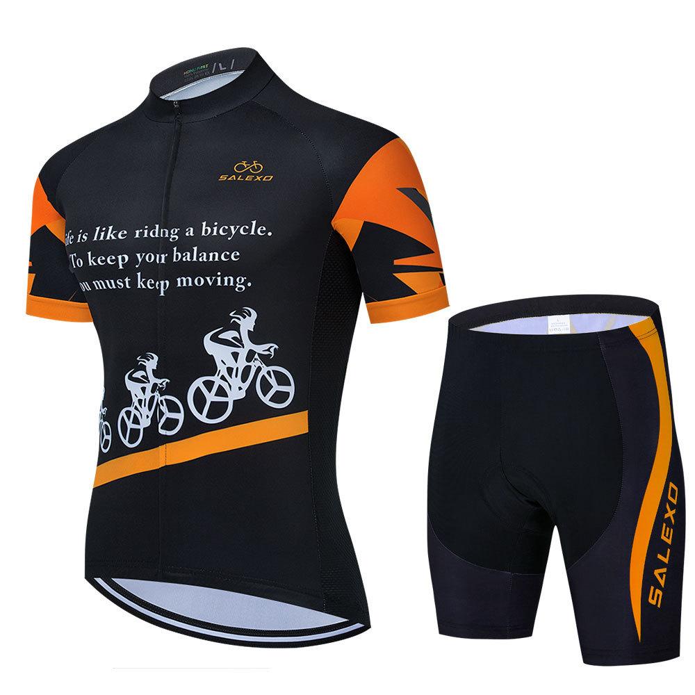 Short-sleeved Cycling Clothing Men's Suit Summer Road Cycling Clothing Quick-drying Breathable 2026 Summer Breathable Cycling Clothing Suit