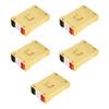 5Pcs Wire Quick Connector 3 In 6 Out OJ636 Yellow Male Female Plugin  for Light