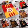Gradient Stripe Football Club Print Area Rug, Sports Fan Decorative Non‑Slip Floor Mat for Living Room Bedroom Home Decor