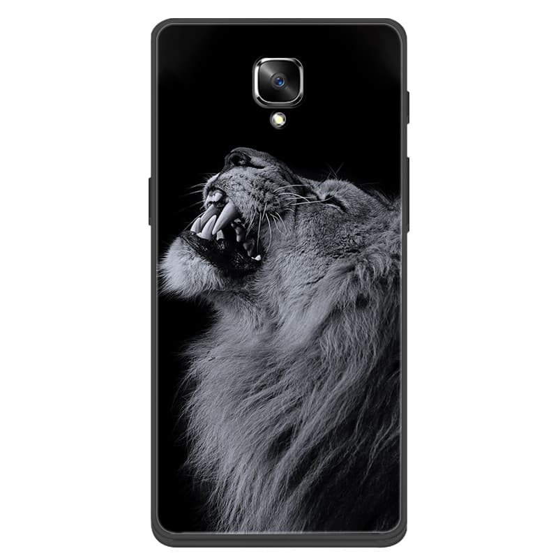 For OnePlus 3 Case Wolf Cat Lion Soft Cover Matte For OnePlus 3T A3010 / One Plus 3 A3000 A0003 OnePlus3T A3010 Phone Case Funda