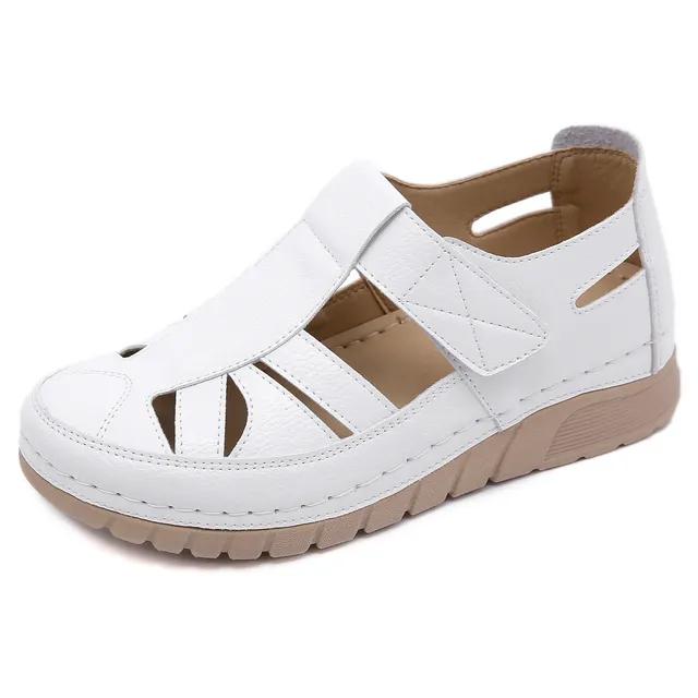 Women Sandals Fashion Baotou Wedge Platform Retro Rome Sandalias Mujer Slip On Beach Shoes Comfortable Ladies Footwear
