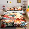 Japanese Style Decorative Set Multiple Sizes Kid'S And Adults' Bedroom Exquisite 3Pc Bedding Set, Gift