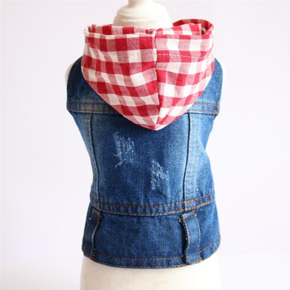 Pet Dog Clothes Denim Jacket Small Dog Vintage Spring Autumn Winter