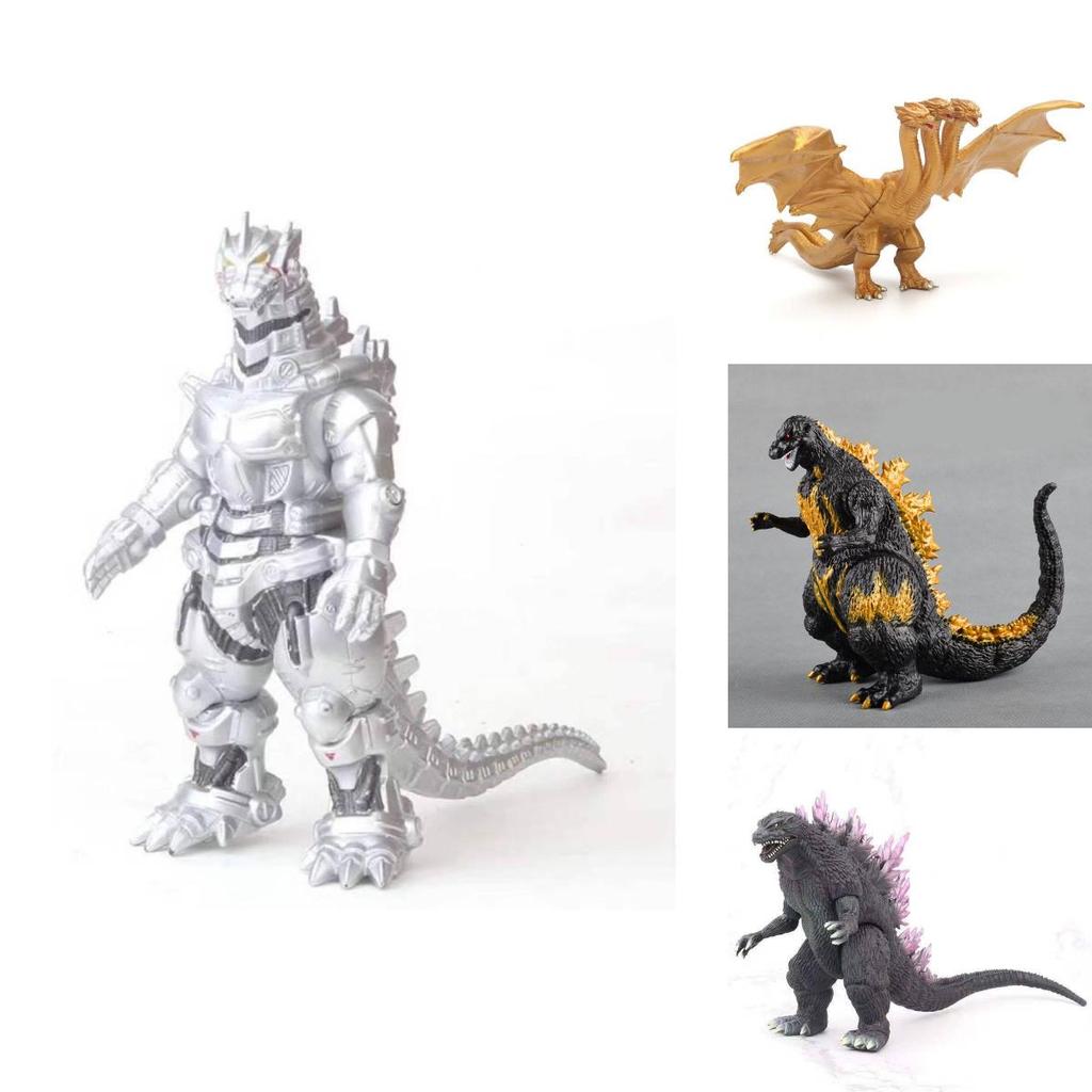 Majestic Godzilla Monster King Ghidorah Colossal Action Figure Toy Model Collectible