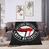 Antifaschistische Aktion Weiche Decken Camping Plüsch Überwurfdecke Flauschige Couch Sessel Flanell Tagesdecke Sofa Bettbezug