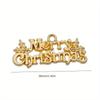20 Stück Frohe Weihnachten Anhänger Charms - Dekoration für DIY Schmuckherstellung, Halsketten, Armbänder, Ohrringe, Schlüsselanhänger, Weihnachtsschmuck