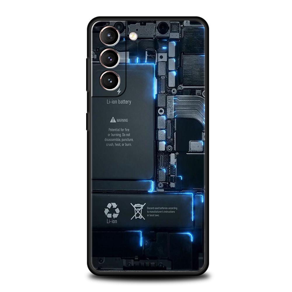 

Inside Circuit Board Case for Samsung Galaxy S24 S23 S22 S20 S21 FE Ultra S10 S10E S9 S8 Plus 5G Silicone Phone Cover Capas Bags Samsung S20 FE