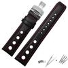 Cinturino in Vera Pelle da 20mm per Orologio Tissot Serie Sports Racing PRS516 T91 1853 da Uomo con Chiusura a Farfalla Cinturino Morbido in Pelle di Mucca